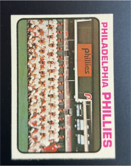 1973 Topps #536 Philadelphia Phillies Team — front