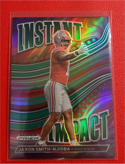 2023 Panini Prizm Draft Picks Instant Impact #II-8 Jaxon Smith-Njigba — front