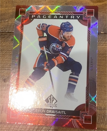 2024-25 Upper Deck SP Authentic Pageantry #P-49 Leon Draisaitl — front