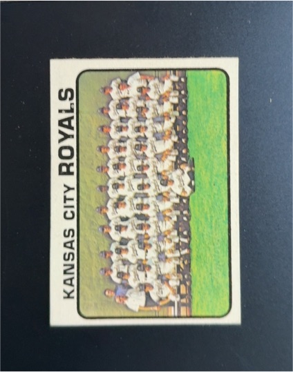 1973 Topps #347 Kansas City Royals Team — front