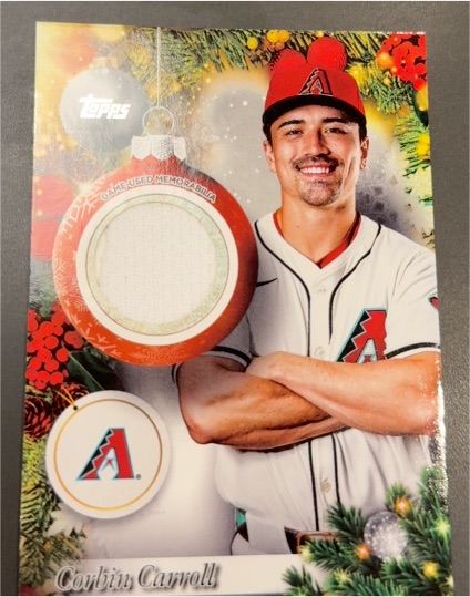 2025 Topps Holiday #PR-CC Corbin Carroll — front