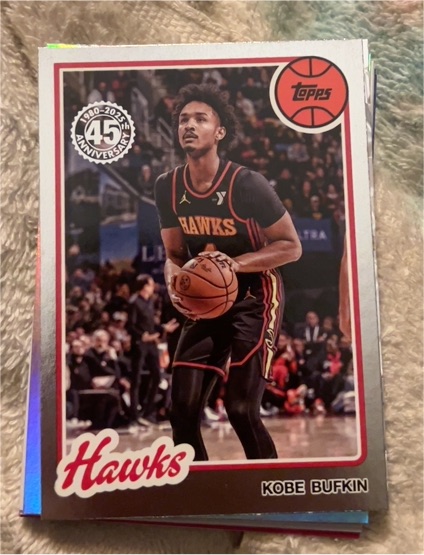 2025-26 Topps 45th Anniversary #80BK-30 Kobe Bufkin — front