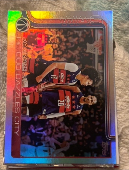 2025-26 Topps #285 DC Above All: DC Duo Dazzles City — front