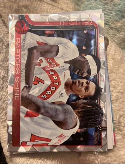 2025-26 Topps #276 We The North Raptors Shine RJ Barrett — front