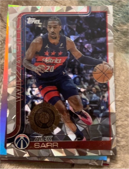 2025-26 Topps Basketball #96 Alex Sarr — front