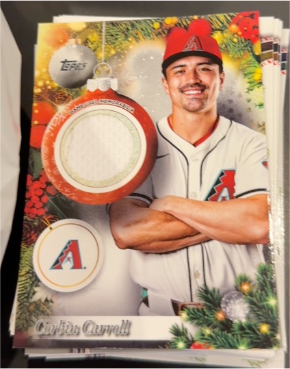 2025 Topps Holiday #PR-CC Corbin Carroll — front