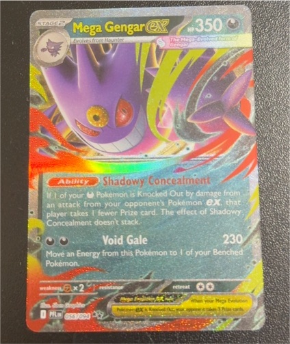 2025 Pokémon #056 Mega Gengar EX — front