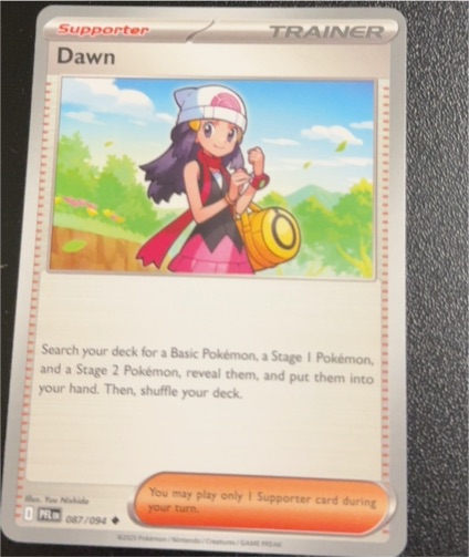 2025 Pokémon TCG Phantasmal Flames #087 Dawn — front