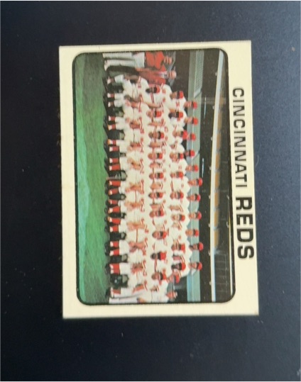 1973 Topps #158 Cincinnati Reds Team — front