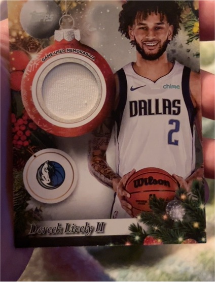 2025 Topps Holiday #PR-DLI Dereck Lively II — front