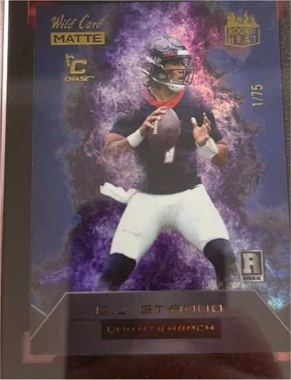 2023 Wild Card Matte CHASE #RH-CS C.J. Stroud — front