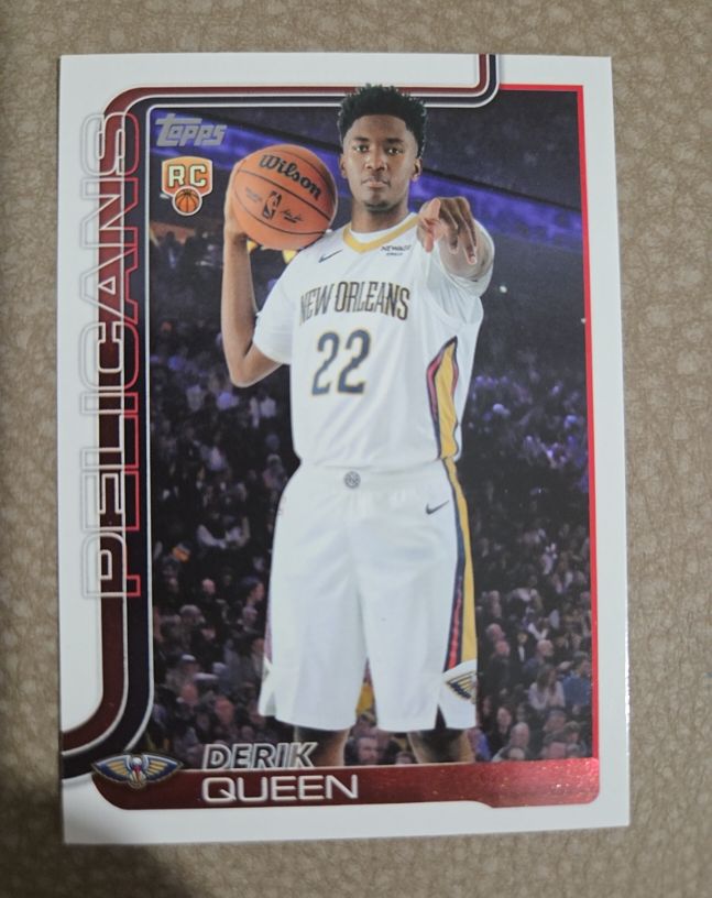 2025-26 Topps Basketball #213 Derik Queen — front