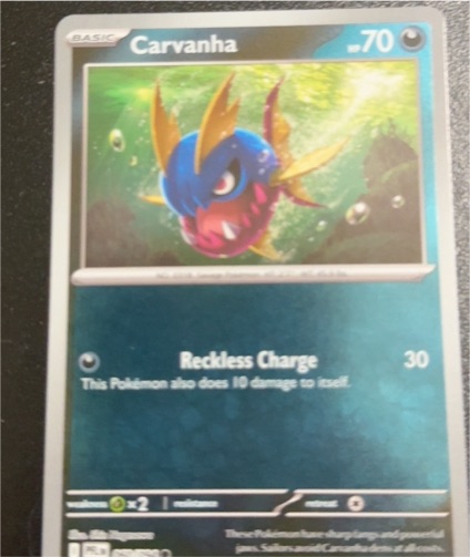 2025 Pokémon TCG ME02 Phantasmal Flames #060 Carvanha — front