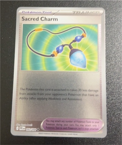 2023 Pokémon ME02 Phantasmal Flames #093 Sacred Charm — front