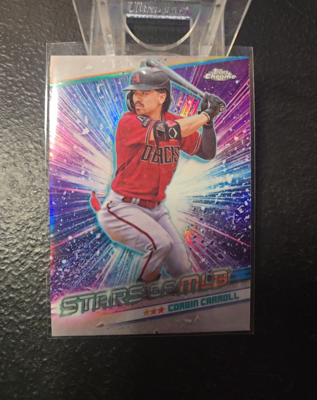 2024 Topps Series 1 Stars of MLB Chrome #CSMLB-29 Corbin Carroll — front