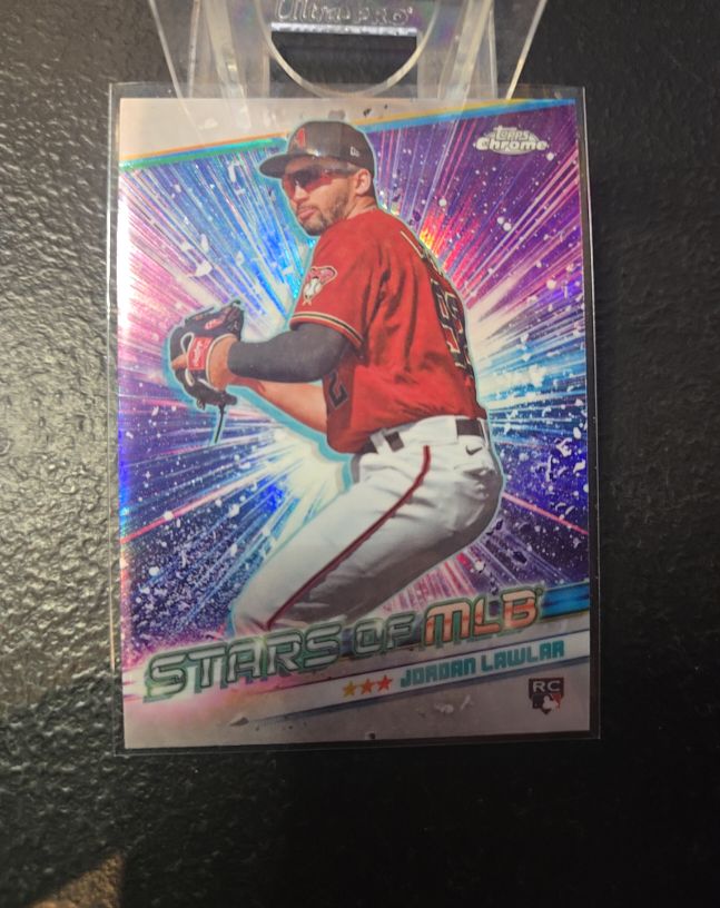 2024 Topps Series 1 Stars of MLB Chrome #CSMLB-4 Jordan Lawlar — front