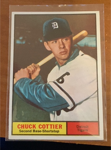 1961 Topps #13 Chuck Cottier — front