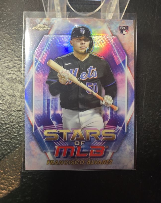 2023 Topps Series 2 Stars of MLB Chrome #SMLBC-50 Francisco Alvarez — front