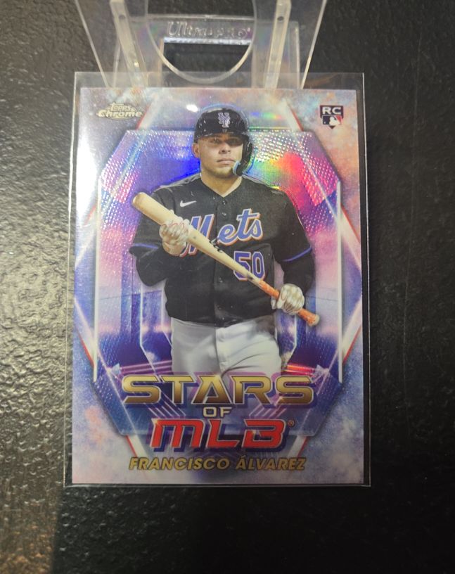 2023 Topps Chrome Stars of MLB #SMLBC-50 Francisco Alvarez — front
