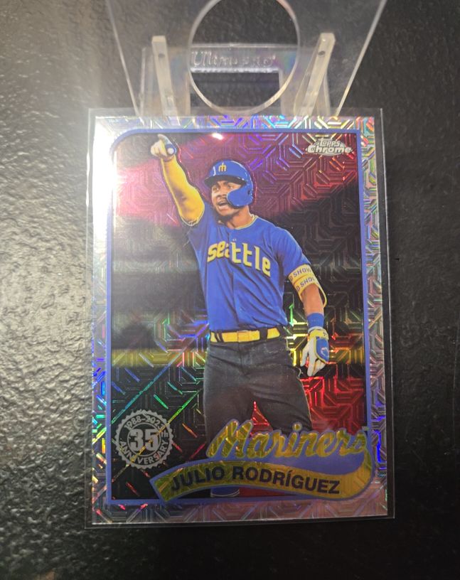 2024 Topps Series 1 1989 Topps Chrome Mojo #T89C-44 Julio Rodriguez — front