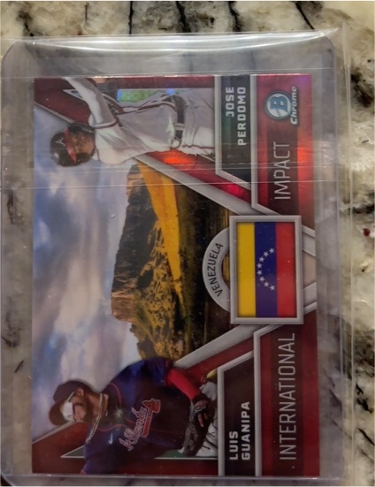 2024 Bowman Chrome #II-3 Jose Perdomo / Luis Guanipa International Impact — front