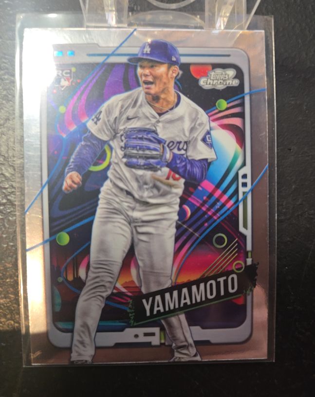 2024 Topps Cosmic Chrome #125 Yoshinobu Yamamoto — front