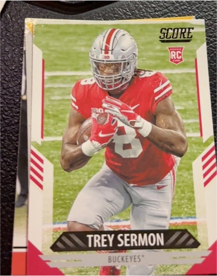 2021 Score #313 Trey Sermon — front