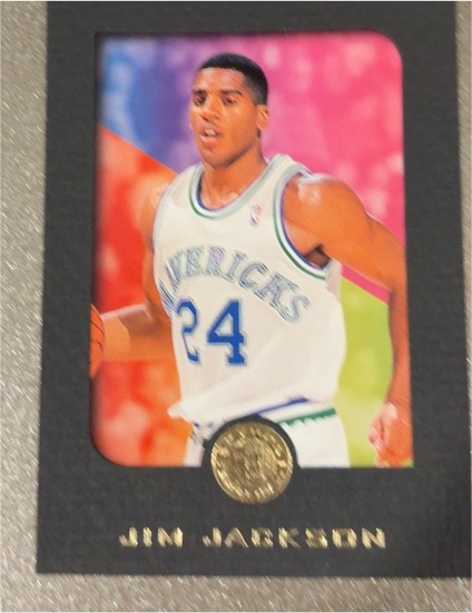 1995-96 SkyBox E-XL Blue #17 Jim Jackson — front