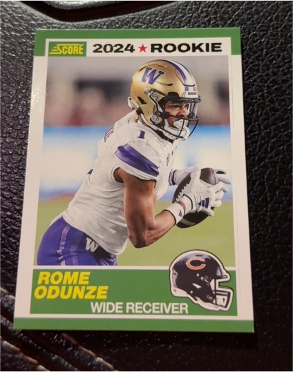 2024 Panini Score 35th Anniversary Rookie #6 Rome Odunze — front