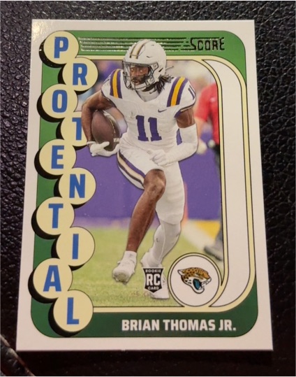 2024 Panini Score Protential #21 Brian Thomas Jr. — front