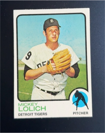 1973 Topps #390 Mickey Lolich — front