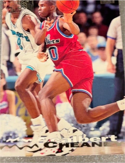 1993-94 Stadium Club #329 Calbert Cheaney — front
