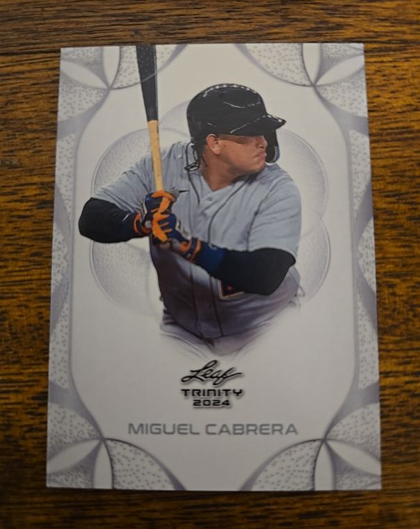 2024 Leaf Trinity #41 Miguel Cabrera — front