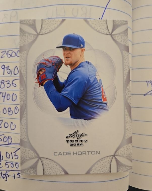 2024 Leaf Trinity #47 Cade Horton — front