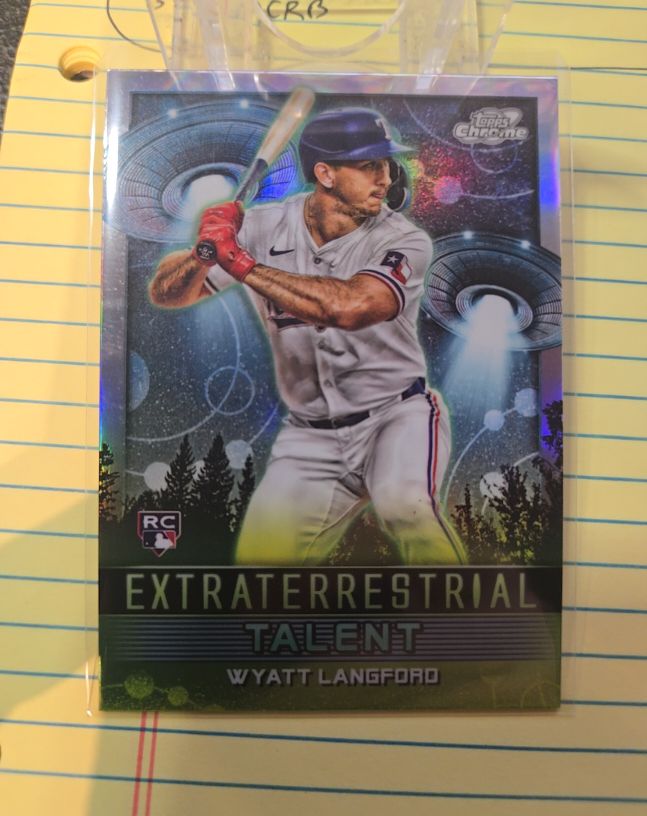 2024 Topps Cosmic Chrome #ET-16 Wyatt Langford Extraterrestrial Talent — front