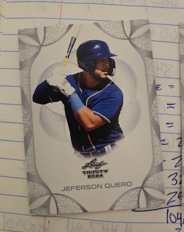 2024 Leaf Trinity #51 Jeferson Quero — front