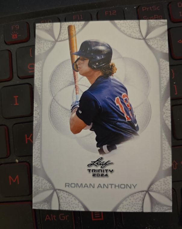 2024 Leaf Trinity #S-81 Roman Anthony — front