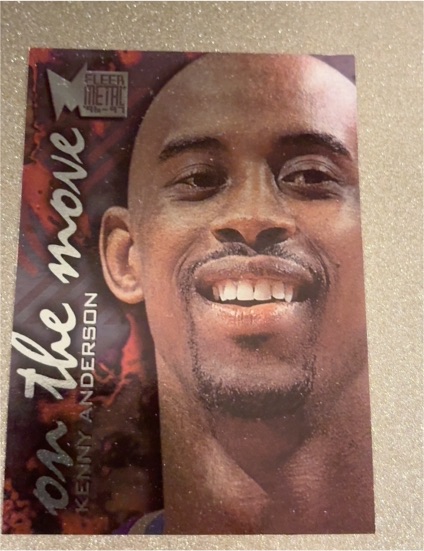 1996-97 Fleer Metal #109 Kenny Anderson On the Move — front