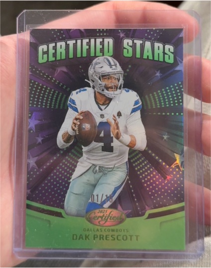 2025 Panini Certified Certified Stars Dak Prescott — front