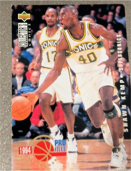 1994-95 Upper Deck Collector's Choice Pro Files #203 Shawn Kemp — front