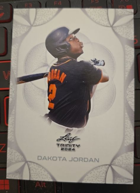2024 Leaf Trinity #29 Dakota Jordan — front