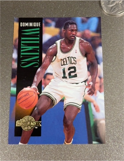 1994 SkyBox #209 Dominique Wilkins — front