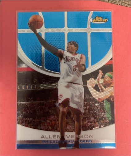 2005-06 Topps Finest #38 Allen Iverson Philadelphia 76ers — front
