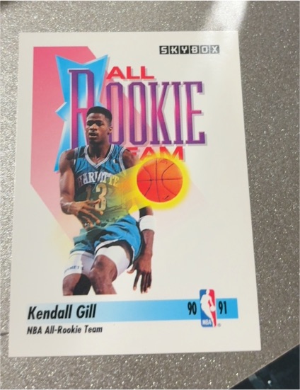 1991-92 Skybox #321 Kendall Gill — front