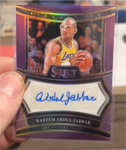 2024-25 Panini Select Signatures #SIG-KAJ Kareem Abdul-Jabbar — front