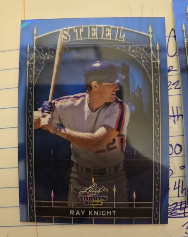 2024 Leaf Trinity Steel # Ray Knight — front