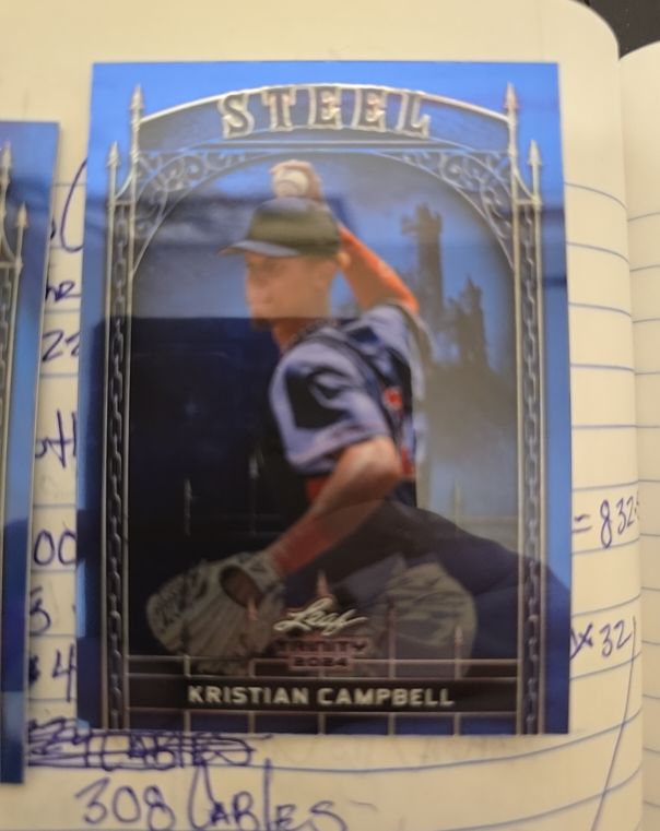 2024 Leaf Trinity Steel Kristian Campbell — front