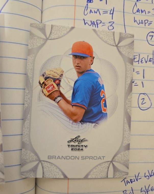 2024 Leaf Trinity #7 Brandon Sproat — front