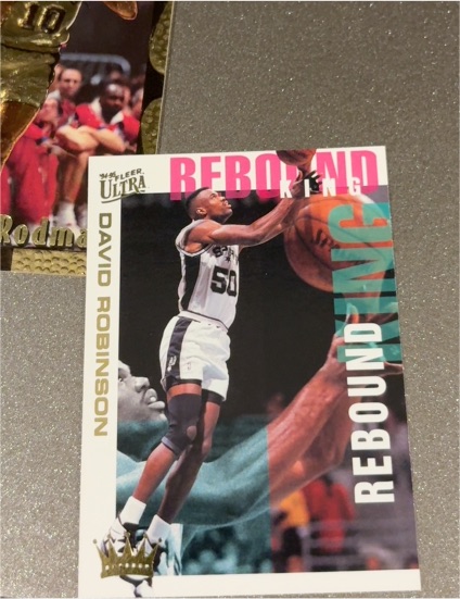 1994-95 Fleer Ultra Rebound Kings #8 David Robinson — front
