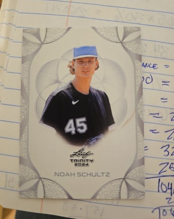 2024 Leaf Trinity Noah Schultz — front